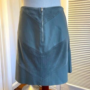 Zara Gray Suede Mini Skirt Medium